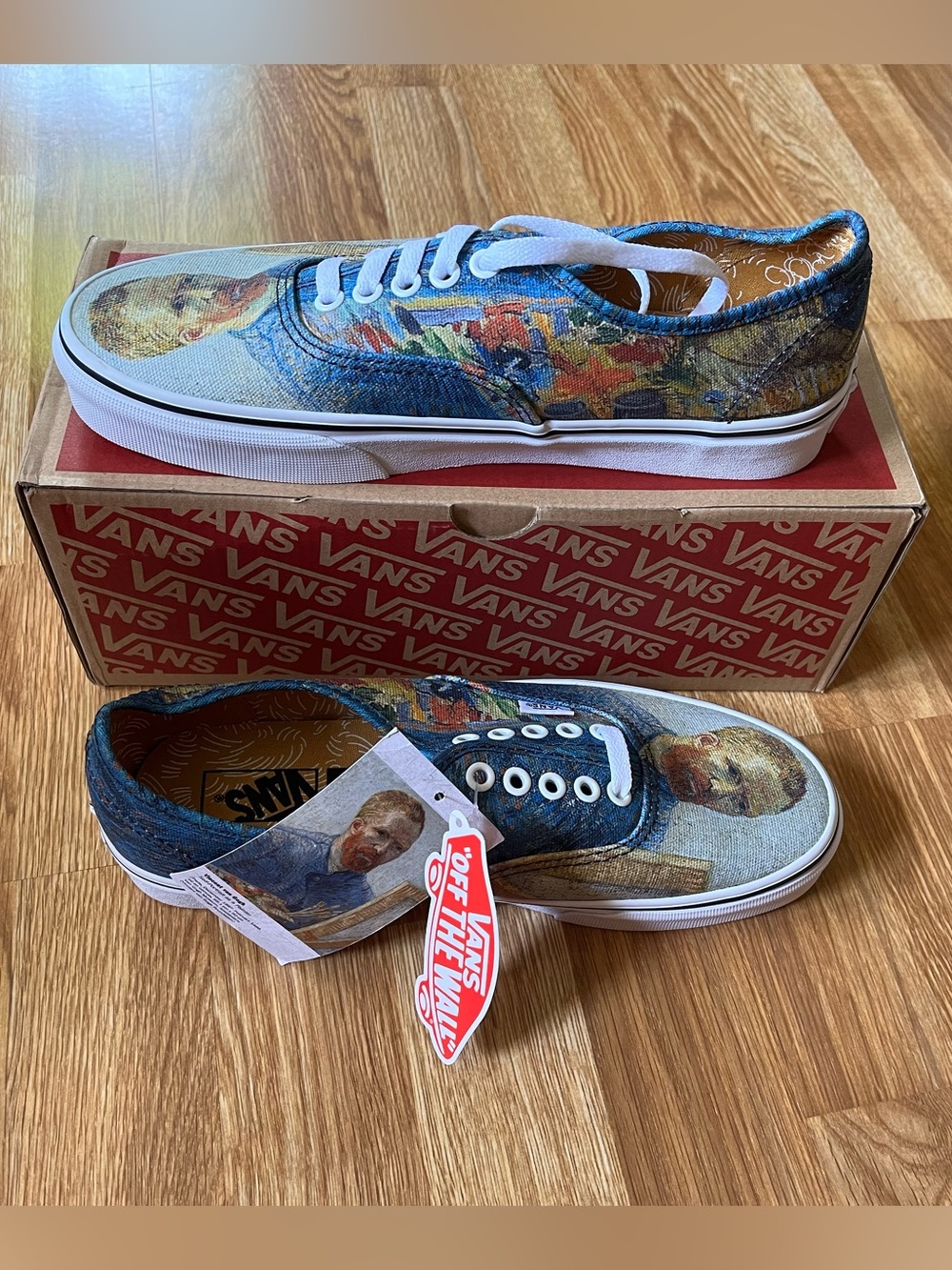 NWT Vans Vincent van Gogh Self-Portrait Shoes Women’s 9.5/Men’s 8